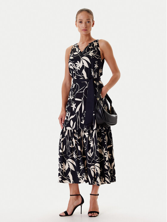 TATUUM Tatuum Sukienka letnia Orokono T2508.208 Granatowy Relaxed Fit