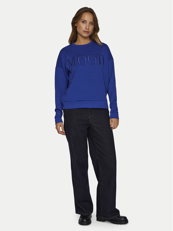 Vila Vila Суитшърт Reflect 14102406 Син Regular Fit