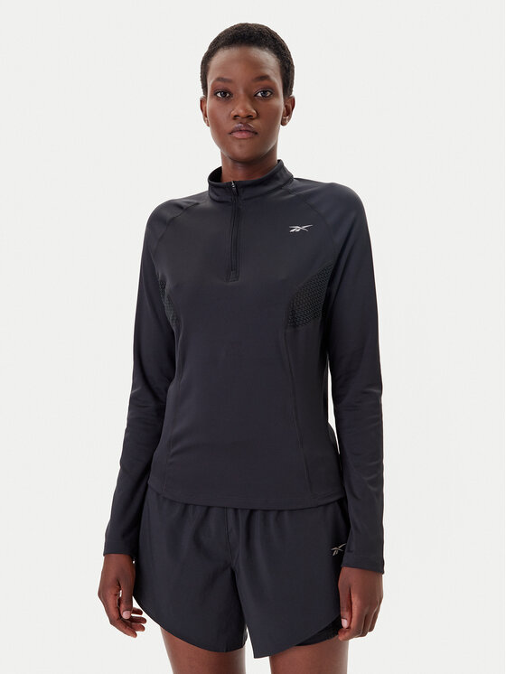 Reebok Reebok Tricou tehnic Running 100075413 Negru Regular Fit