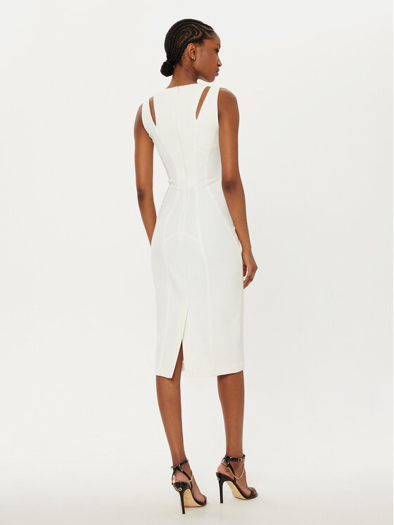 Versace Jeans Couture Versace Jeans Couture Abito da cocktail 78HAO913 Bianco Slim Fit