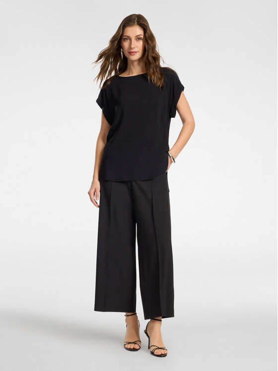 Elena Mirò Elena Mirò Bluzka 2090P200227N033 Czarny Regular Fit