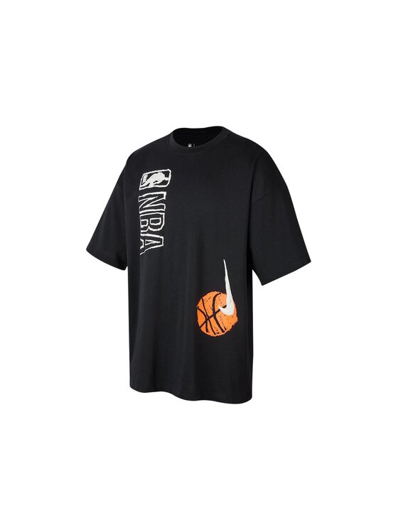 Nike Nike T-Shirt NBA M NK T31 SS MAX90 OS TEE HV6293-010 Czarny Oversize