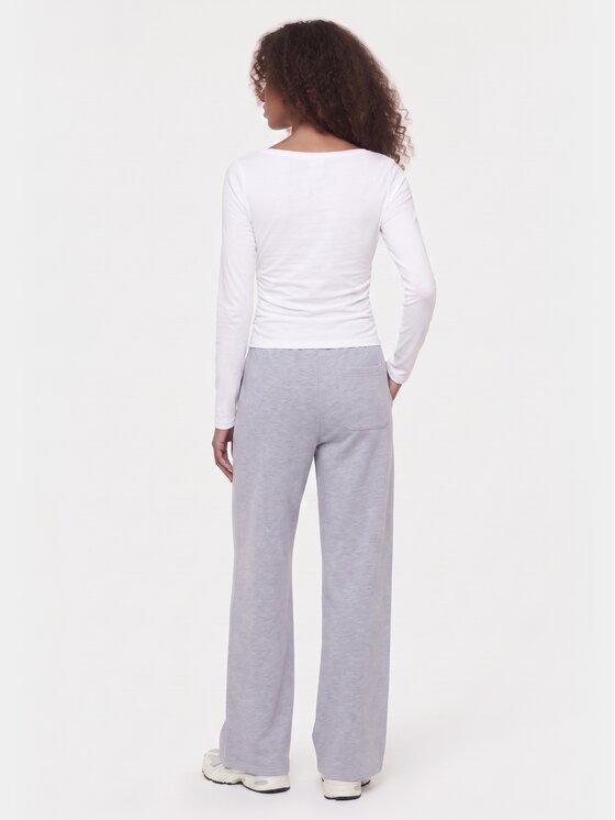BASICLO BASICLO Longsleeve W-2352-01 Biały Slim Fit