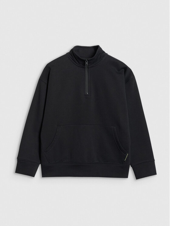 4F 4F Bluza URBAN COMMUTER Czarny Regular Fit