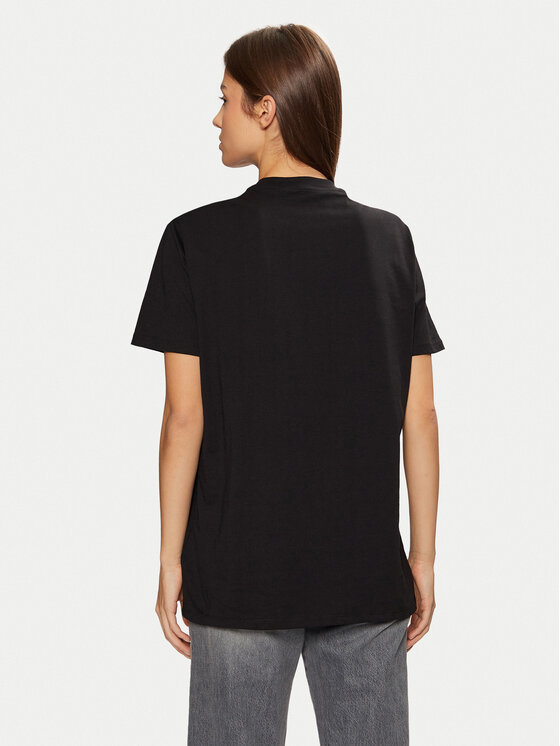 Guess Guess T-shirt W5RI30K9RM1 Crna Regular Fit