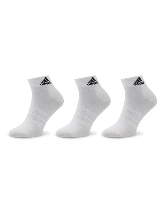 Șosete Medii Unisex adidas Thin and Light Ankle Socks 3 Pairs HT3468 Alb