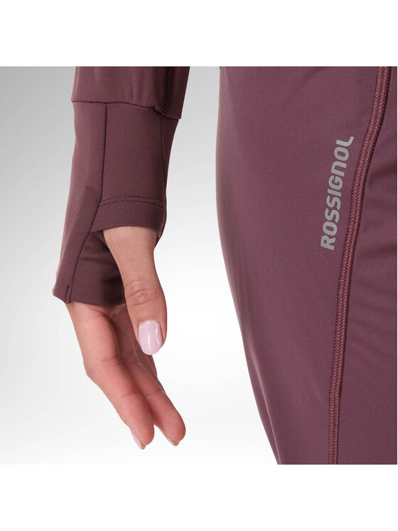 Rossignol Rossignol Bluza techniczna W Half Zip First Layer Fioletowy Slim Fit
