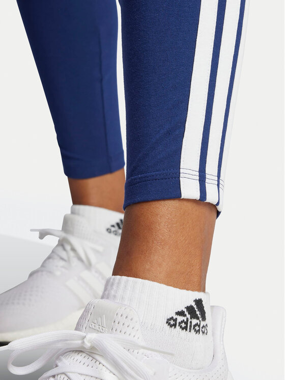 adidas adidas Legginsy Essentials 3-Stripes JE0067 Granatowy Slim Fit