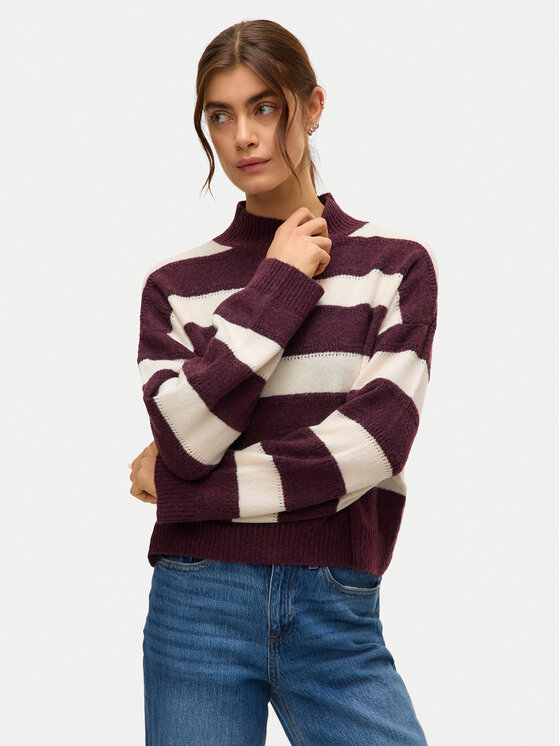 Vero Moda Vero Moda Svetr Inez 10331538 Fialová Regular Fit