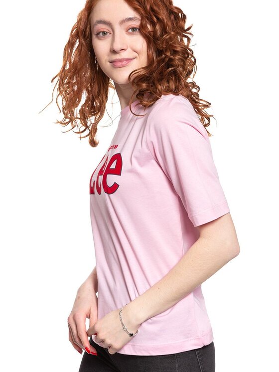 Lee Lee T-shirt TEE Rosa Regular Fit