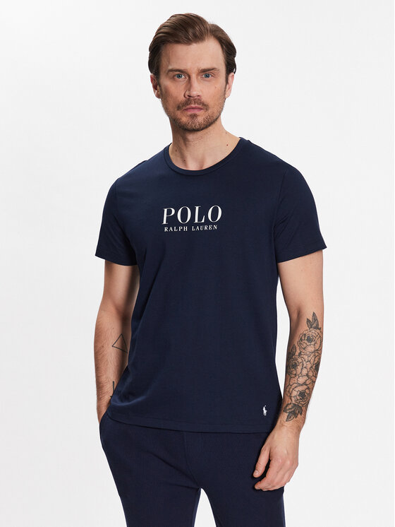 Polo Ralph Lauren Majica 714899613003 Mornarsko modra Regular Fit