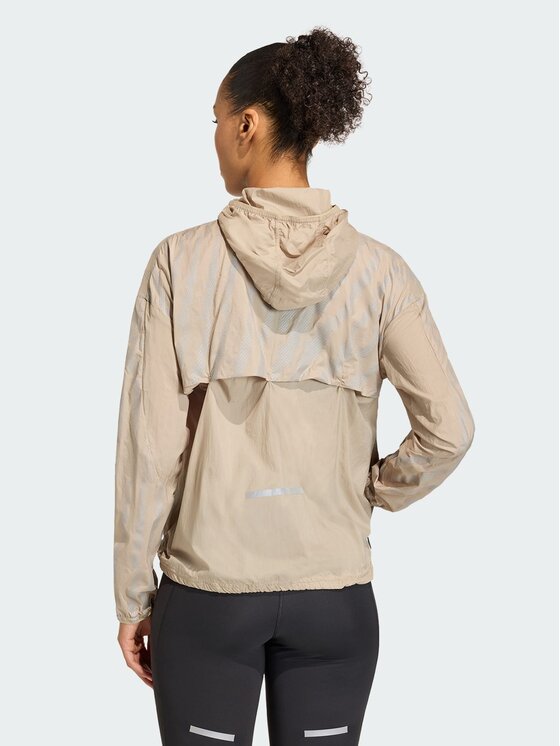 adidas adidas Kurtka do biegania 158822 Brązowy Regular Fit