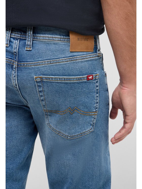 Mustang Mustang Jeansy DENVER STRAIGHT Niebieski Straight Fit