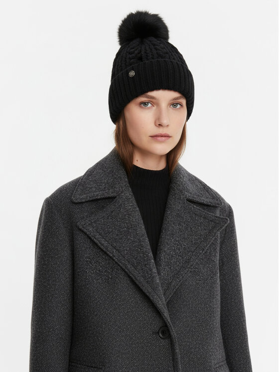 Nine West Nine West Шапкa CEO-NW-W3-002-AW25 Чорний
