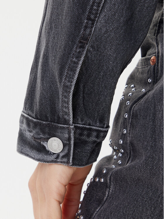 Levi's® Levi's® Farmer kabát 90s Trucker A9456-0003 Fekete Relaxed Fit