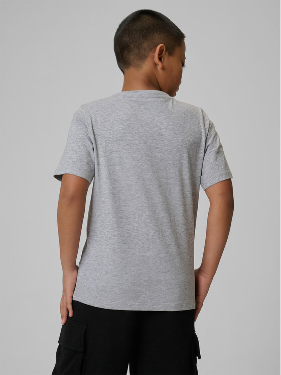 4F 4F T-Shirt BASIC+ Szary Oversize