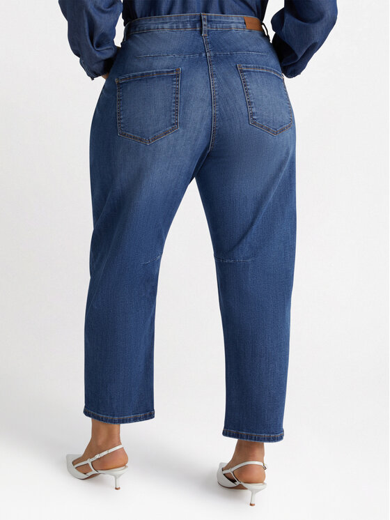 Fiorella Rubino Fiorella Rubino Jeansy P098T004735N024 Niebieski Boxy Fit