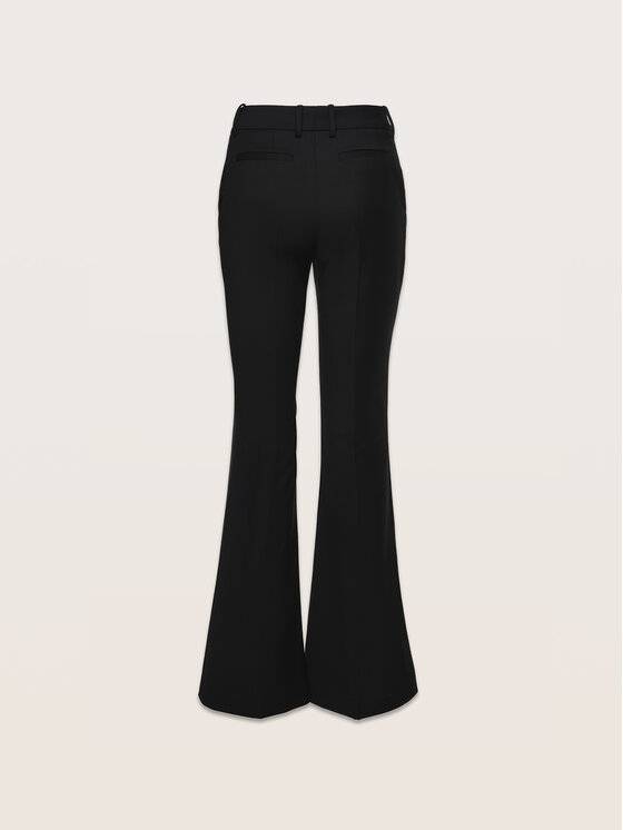 La Mania La Mania Pantalone da abito FABIAN Nero Flared Leg