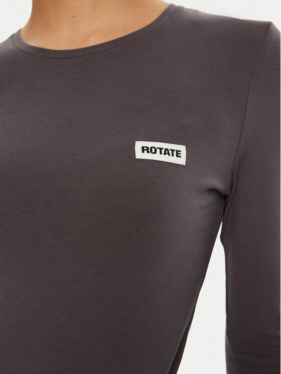 ROTATE ROTATE Bluse 114096 Grau Regular Fit
