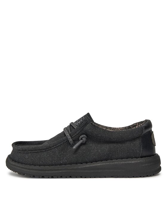 Hey Dude Hey Dude Mokasinke Wally Youth Basic 40041-001 Crna