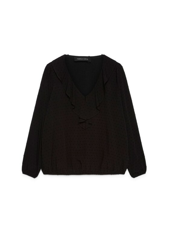 Fiorella Rubino Fiorella Rubino Blusa 2049T002432N033 Nero A-Line Fit