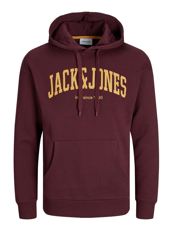 Jack & Jones Jack & Jones Mikina Josh 12236513 Bordó Standard Fit