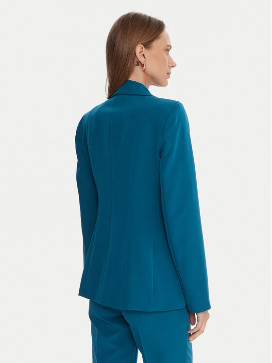 Maryley Maryley Marynarka 25IB139/43LK Niebieski Regular Fit