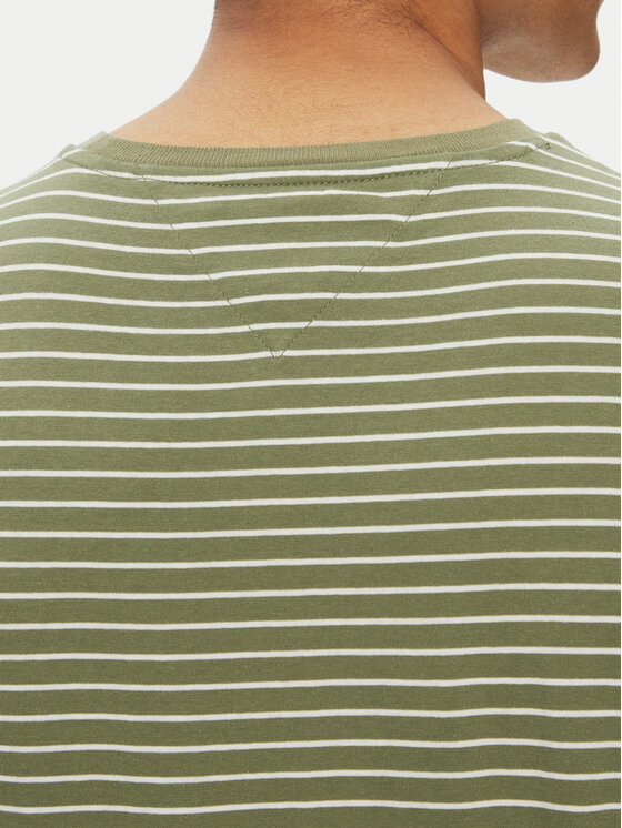 Tommy Jeans Tommy Jeans Majica DM0DM20377 Zelena Slim Fit