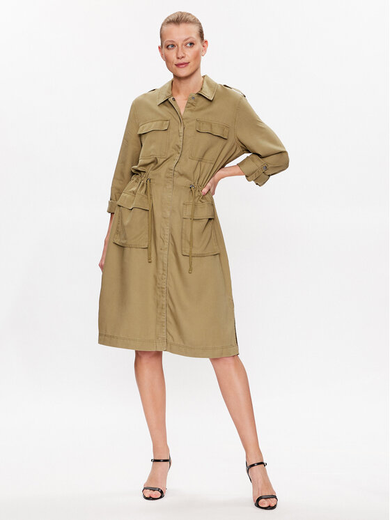 ONLY ONLY Демісезонний плащ 15271627 Зелений Regular Fit