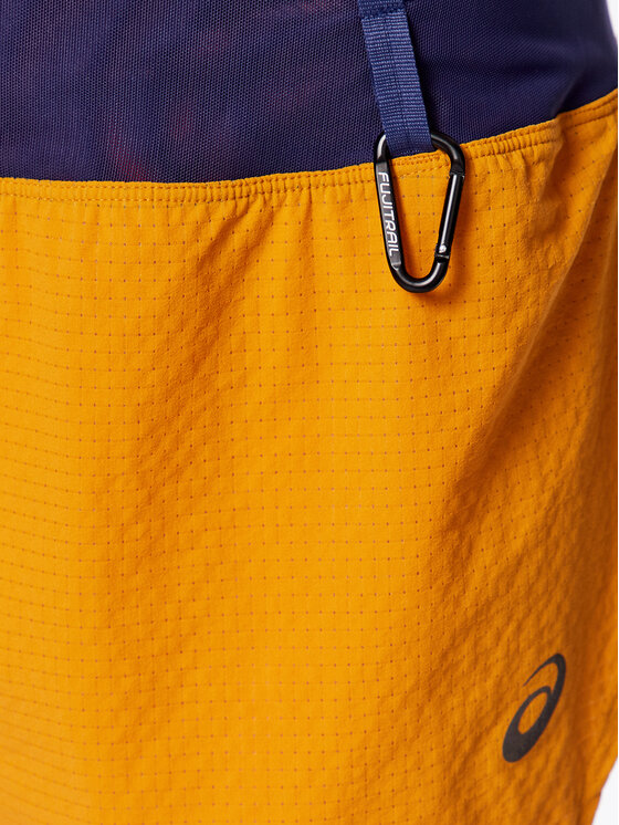 Asics Asics Sportovní kraťasy ASICS Fujitrail 2-N-1 Short Oranžová Regular Fit