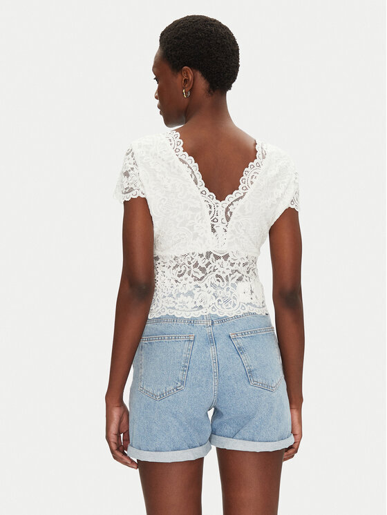 Morgan Morgan Majica 241-DANSA Écru Slim Fit