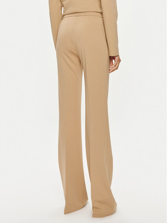 PINKO Pinko Штани з тканини Hulka 100054 A0HM Бежевий Regular Fit