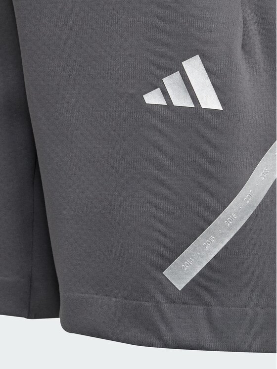 adidas adidas Szorty materiałowe 152979 Szary Loose Fit