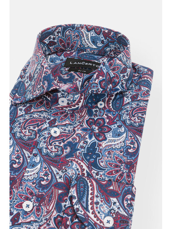 Lancerto Lancerto Koszula Dalia Kolorowy Slim Fit
