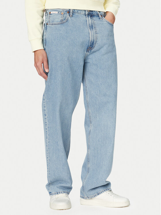 Calvin Klein Jeans Blugi LV04RF953G Albastru deschis Baggy Fit