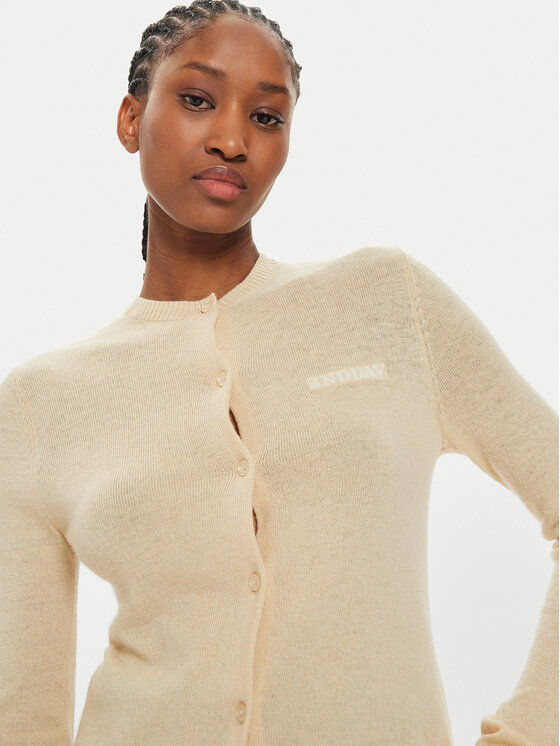 2NDDAY 2NDDAY Strickjacke Vinny 2245341408 Écru Regular Fit