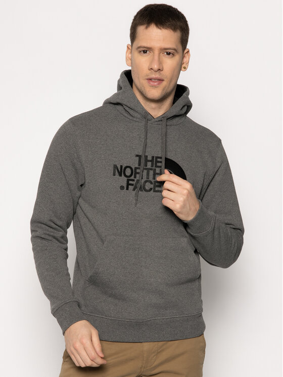 The North Face Majica Dugih Rukava Drew Peak Pul Hoodie NF00AHJY Siva Regular Fit