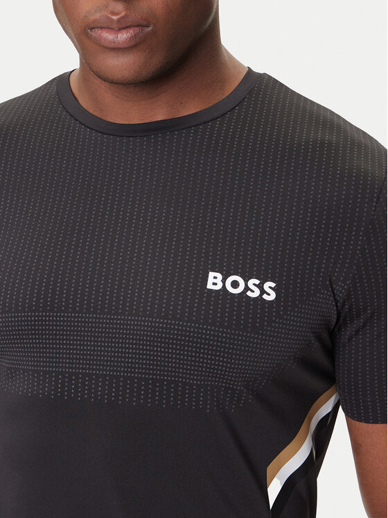 BOSS BOSS T-Shirt Tech TOC 50543329 Czarny Slim Fit