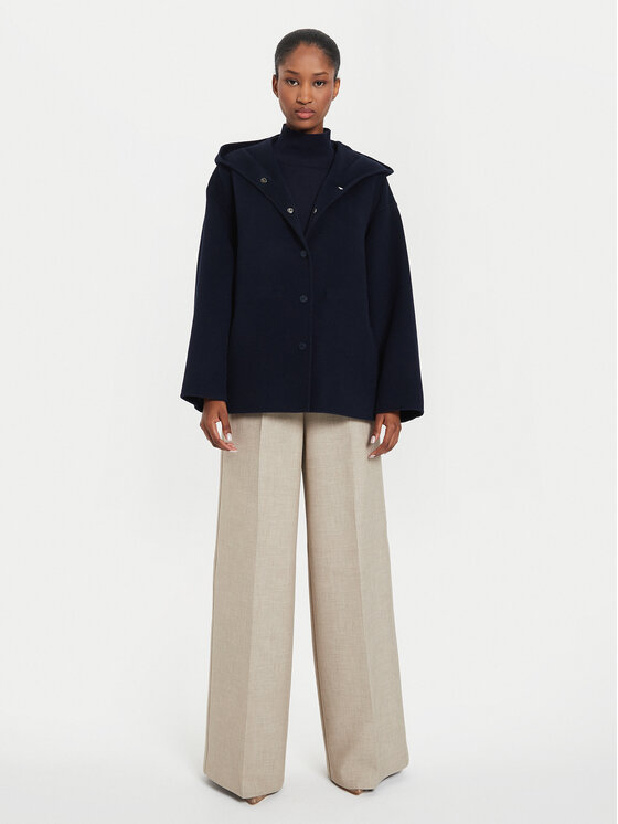 Weekend Max Mara Weekend Max Mara Vuneni kaput Gennaio 2425086021 Tamnoplava Regular Fit
