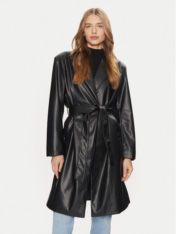 ONLY ONLY Cappotto di transizione Bina 15326827 Nero Regular Fit