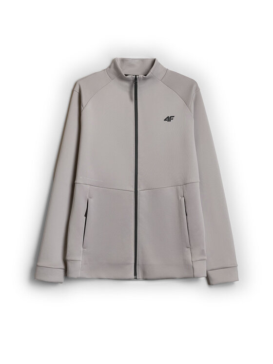 4F 4F Bluza techniczna CORE SYSTEM Szary Regular Fit