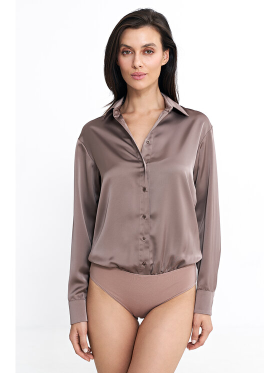 NIFE NIFE Body K80 Beżowy Regular Fit