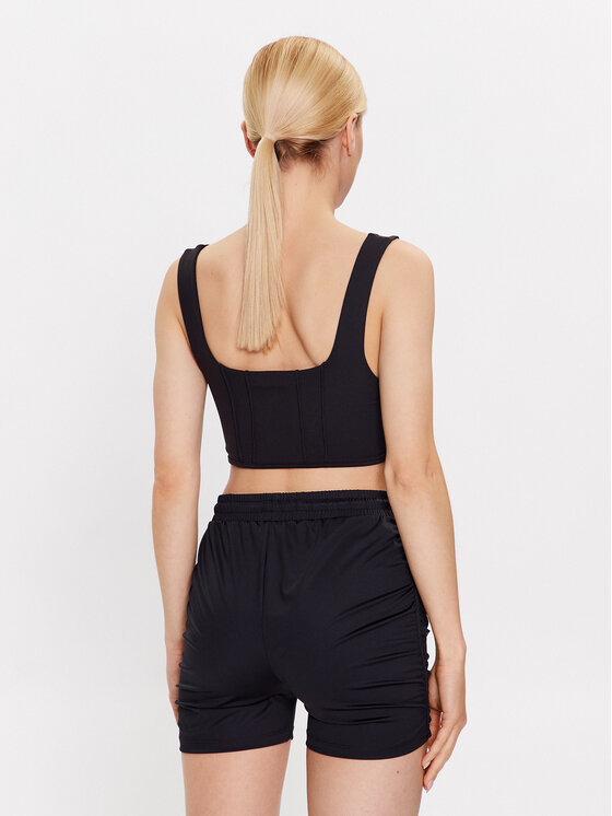 Guess Guess Top Brigit V3GP02 MC04Z Nero Slim Fit
