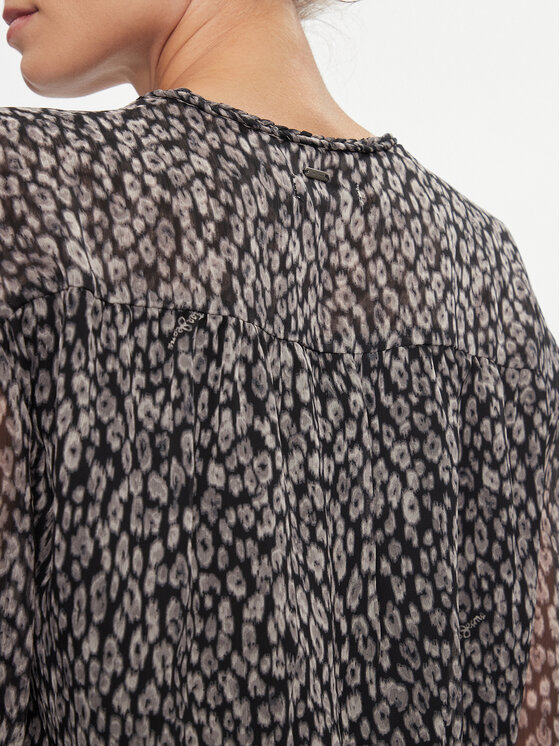 Pepe Jeans Pepe Jeans Haljina za svaki dan Alicia PL953436 Crna Regular Fit