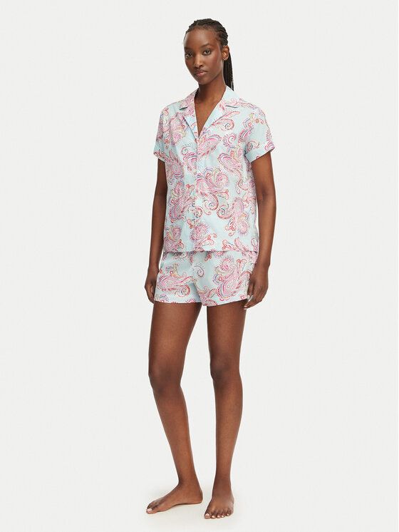 LAUREN RALPH LAUREN LAUREN RALPH LAUREN Pyjama LAUREN RALPH LAUREN-ILN12506 Hellblau Regular Fit