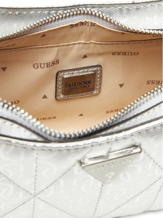 Guess Guess Дамска чанта Aldina HWGY96 63170 Сребрист