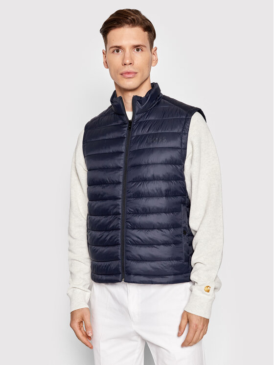 BOSS Boss Prsluk Calano 50471854 Tamnoplava Regular Fit