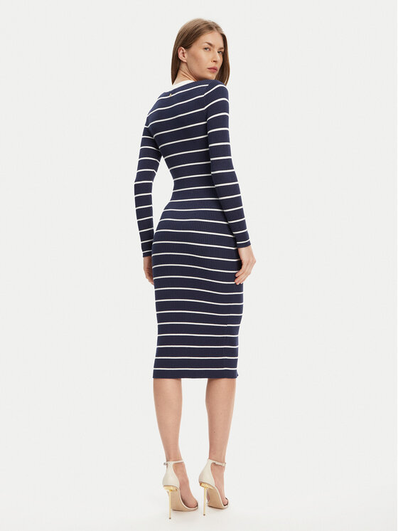 Guess Guess Strickkleid W5YK98 Z2YK2 Dunkelblau Slim Fit