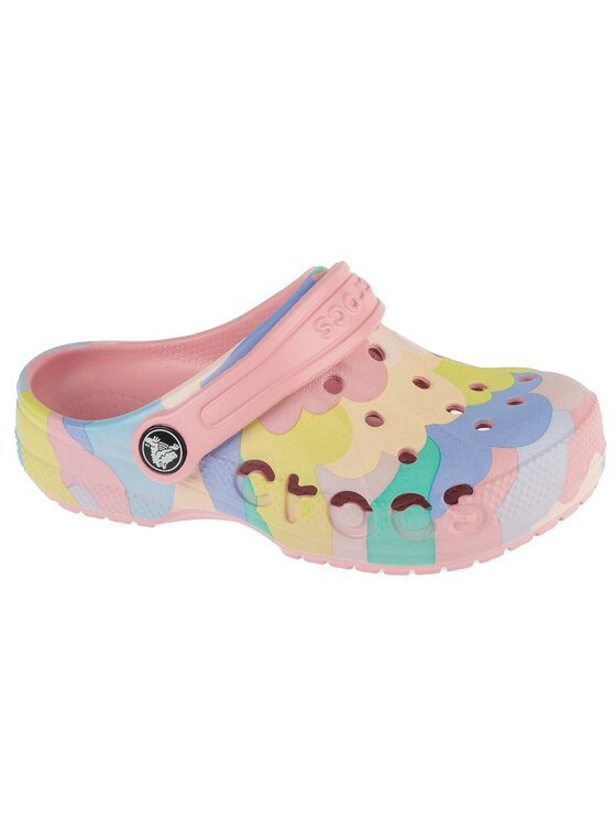 Klapki Crocs, Rozmiar 33/34, Różowe, Crocs Baya Seasonal Printed Clog Kids