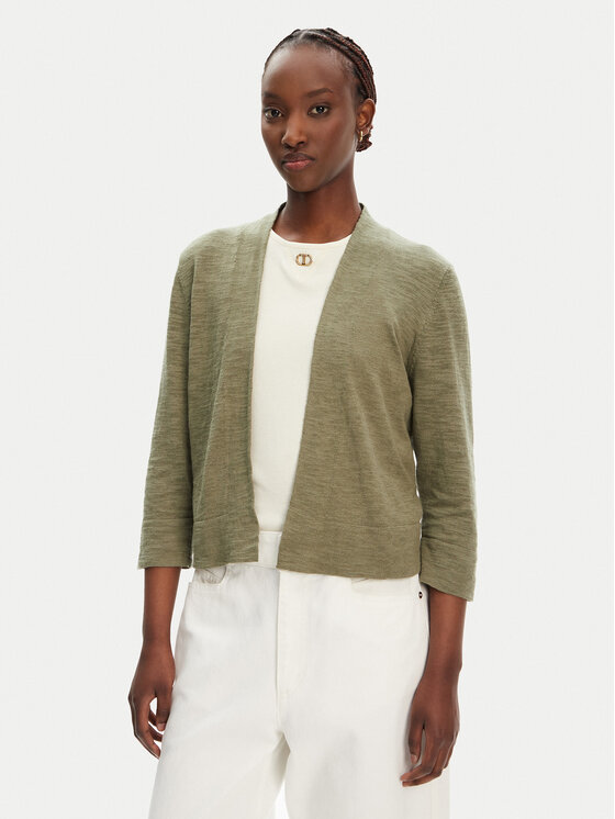 Olsen Olsen Кардиган 11004343 Зелений Regular Fit